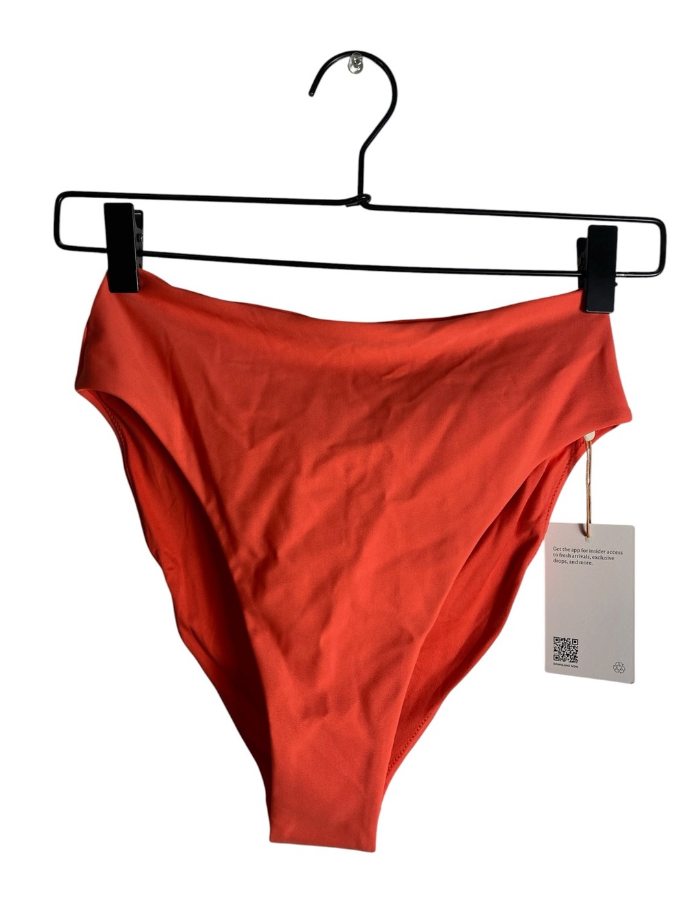 Quince Coral High Waisted Bikini Bottoms